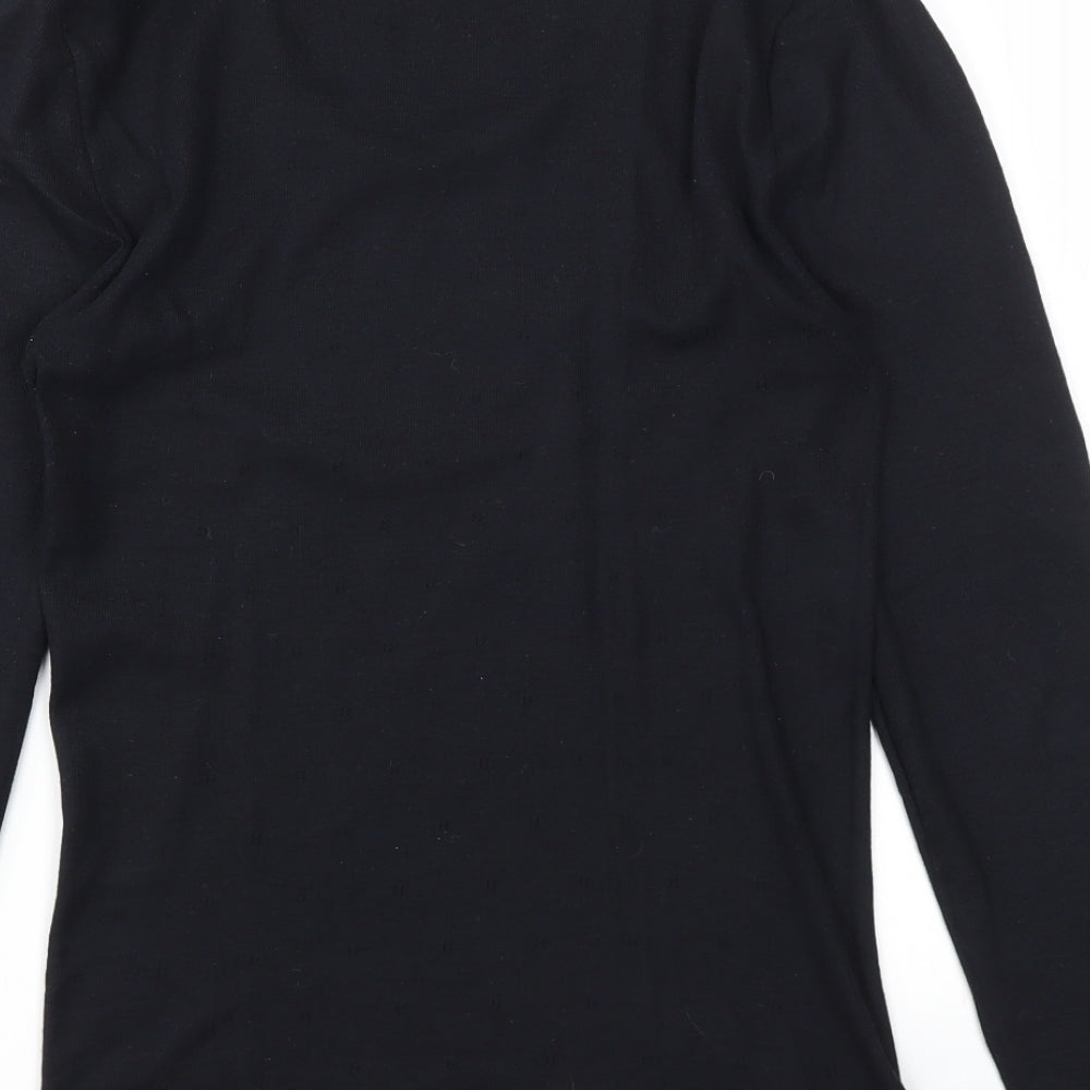 woolworths Womens Black   Basic T-Shirt Size L