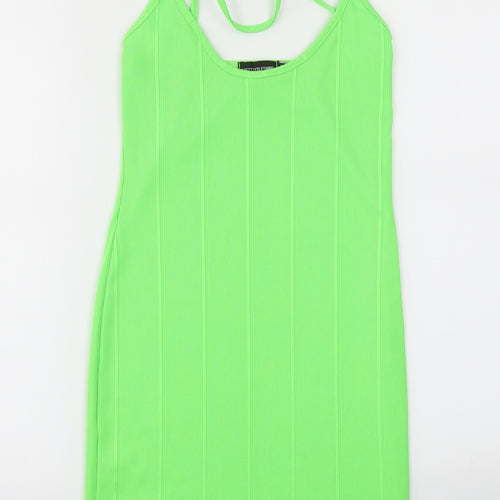 PRETTY LITLE THING  Womens Green   Fit & Flare  Size 8