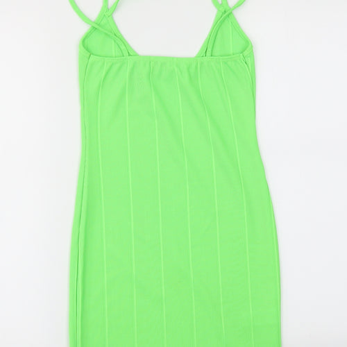 PRETTY LITLE THING  Womens Green   Fit & Flare  Size 8