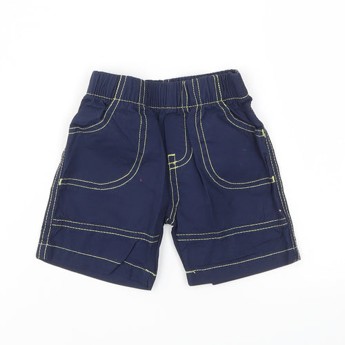 Pitter Patter Boys Blue   Cargo Trousers Size 0-3 Months
