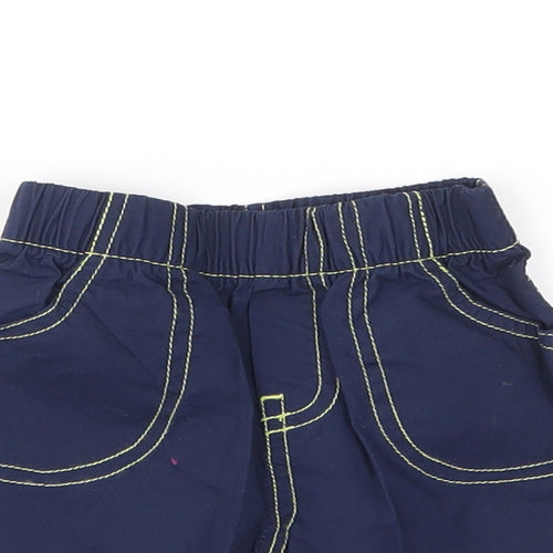 Pitter Patter Boys Blue   Cargo Trousers Size 0-3 Months