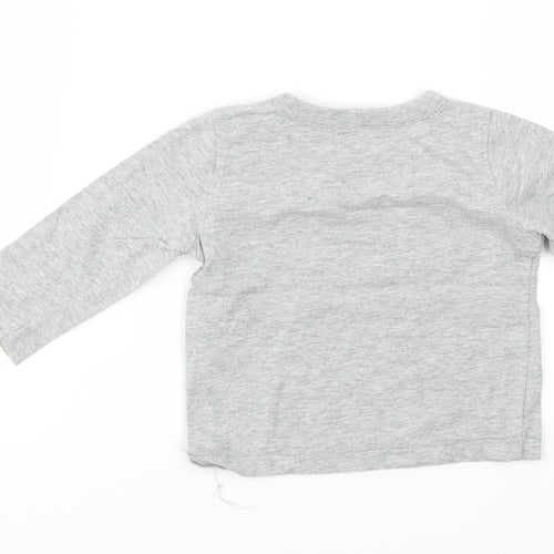 Gap Boys Grey   Basic T-Shirt Size 6-9 Months