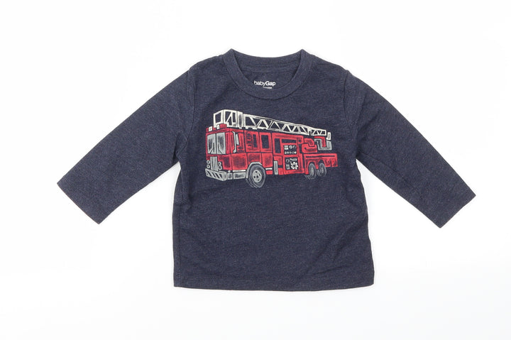 Gap Boys Blue   Basic T-Shirt Size 6-9 Months