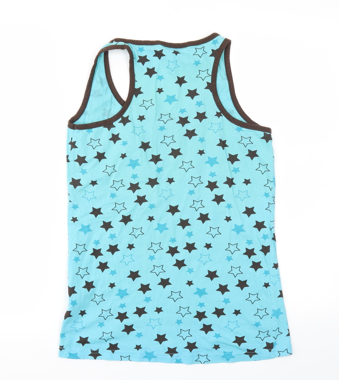 Tammy Girls Blue Argyle/Diamond  Basic T-Shirt Size 16 Years