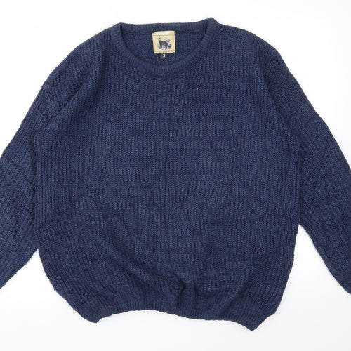 Refectory Mens Blue   Pullover Sweatshirt Size S