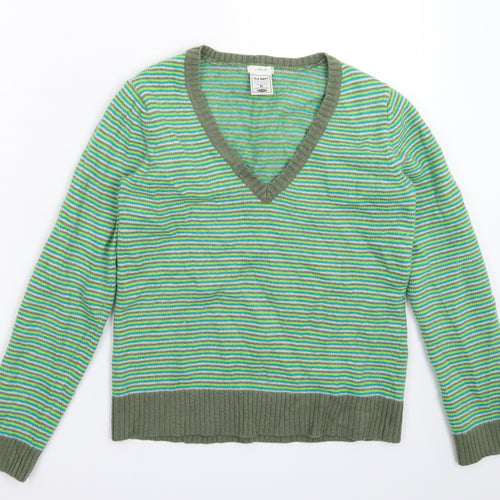 Old Navy Womens Multicoloured Striped Knit Pullover Jumper Size M