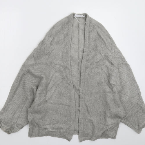 New Look Womens Grey  Knit Cardigan Jumper Size S