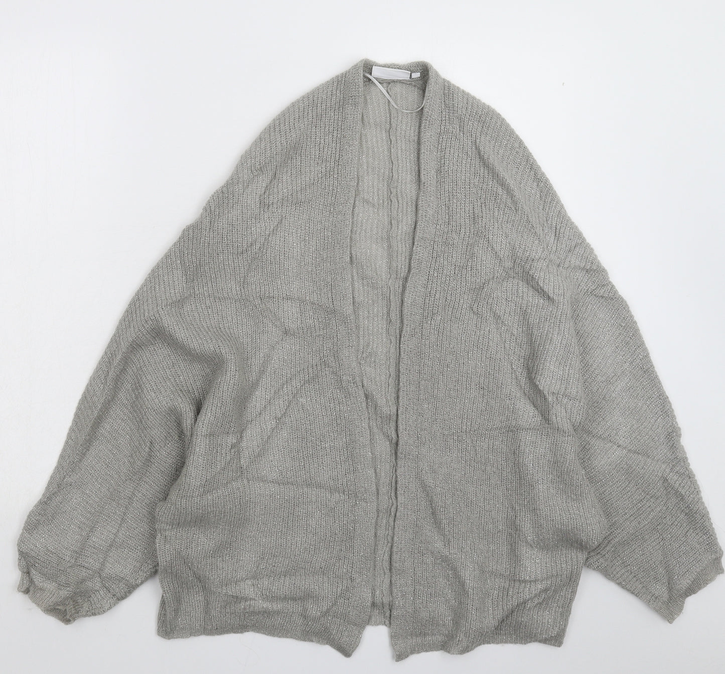 New Look Womens Grey  Knit Cardigan Jumper Size S