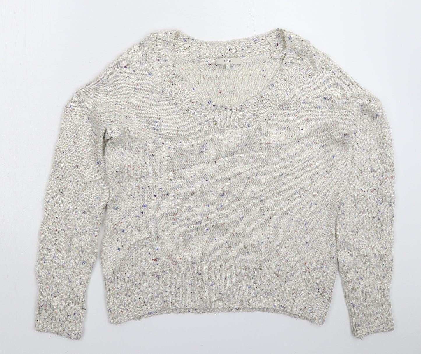 NEXT Womens Grey  Knit Pullover Jumper Size 6  - Oversized