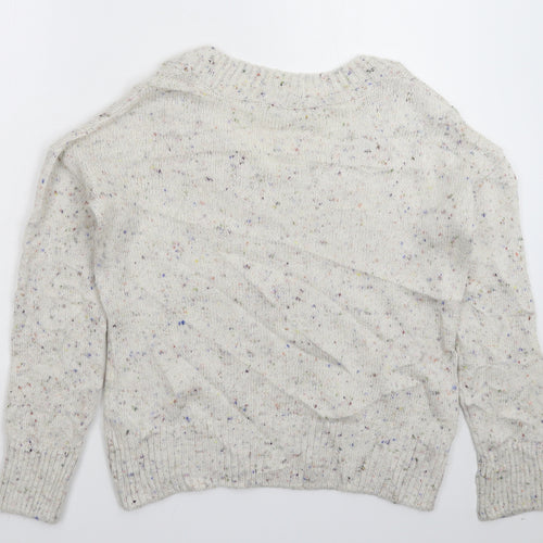 NEXT Womens Grey  Knit Pullover Jumper Size 6  - Oversized