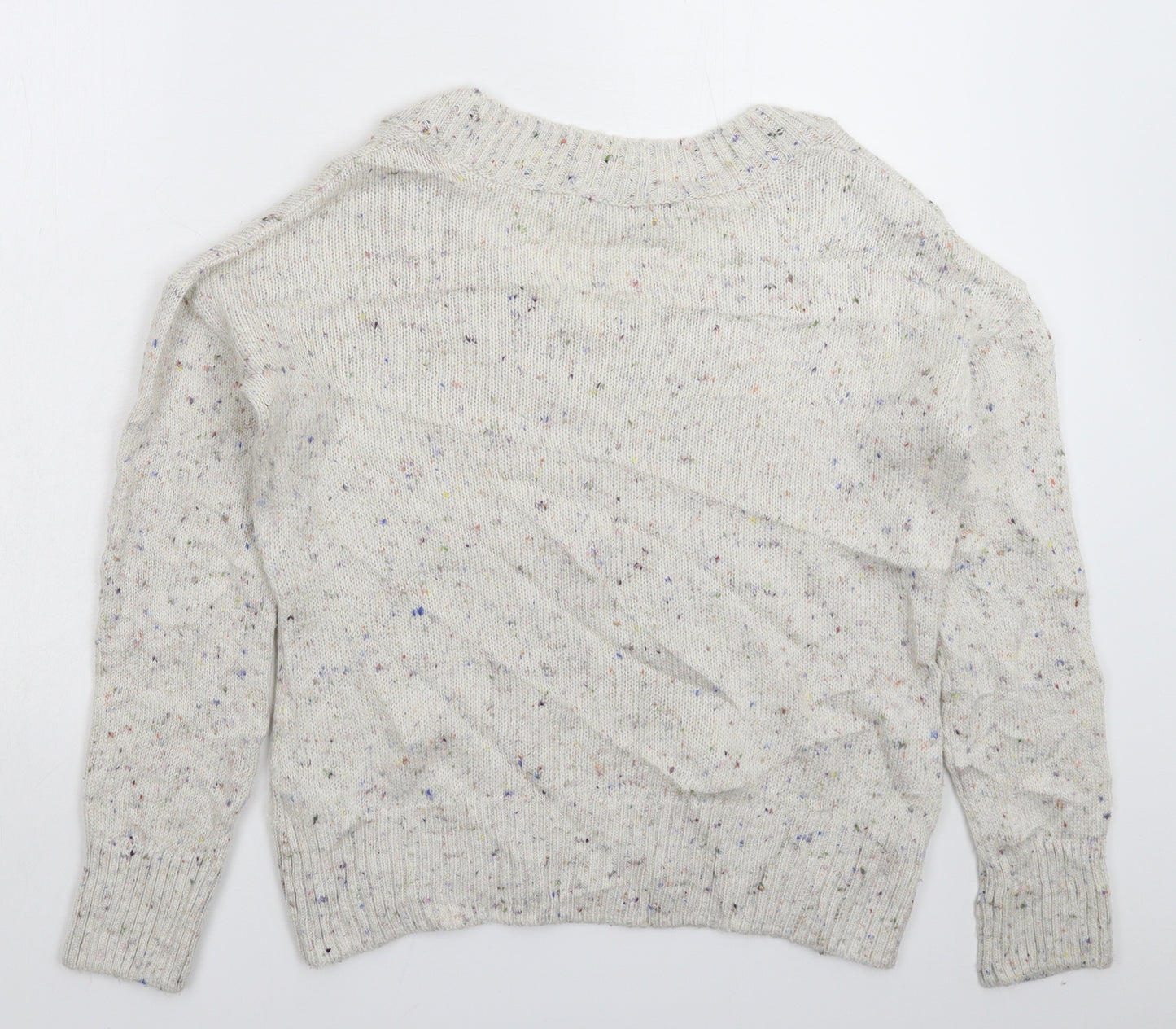 NEXT Womens Grey  Knit Pullover Jumper Size 6  - Oversized