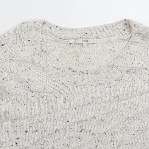NEXT Womens Grey  Knit Pullover Jumper Size 6  - Oversized