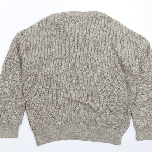 Primark Womens Grey  Knit Pullover Jumper Size 14