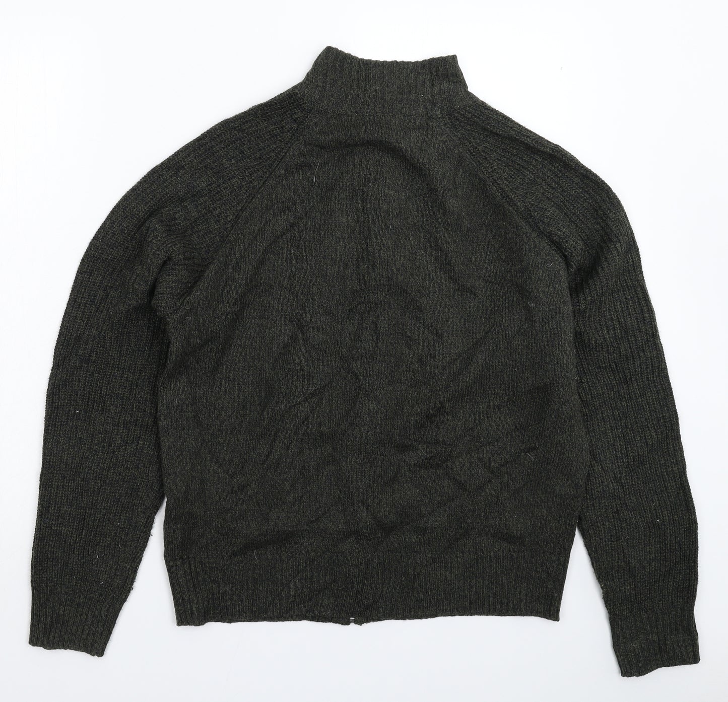 Haworth Mens Grey  Knit Cardigan Jumper Size S