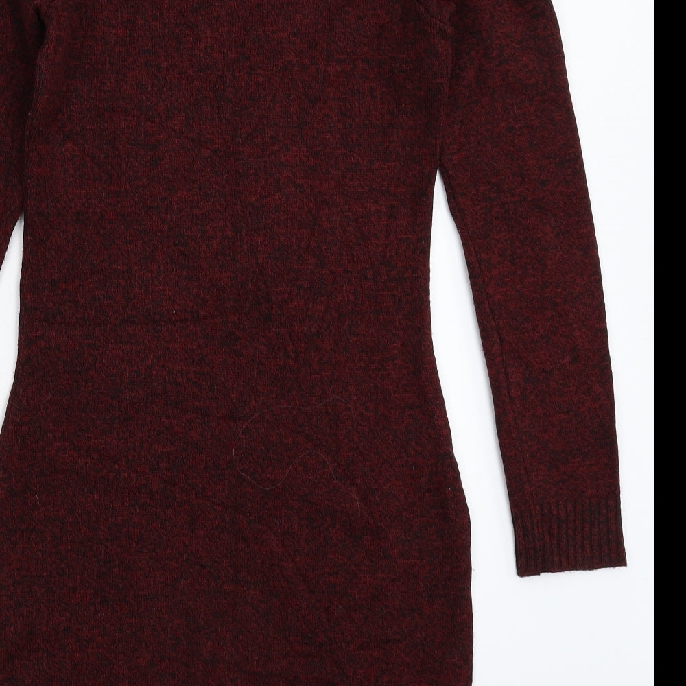 IX London Womens Brown  Knit Jumper Dress  Size L