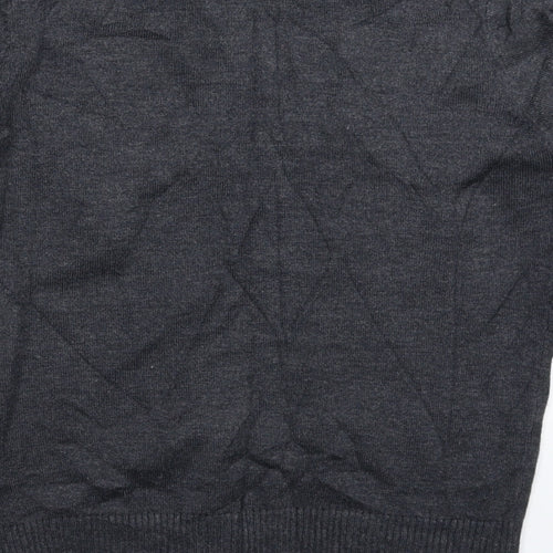 FOREVER 21 Girls Grey  Knit Pullover Jumper Size 11-12 Years
