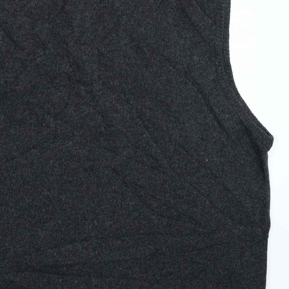 Nike Mens Grey  Knit Vest Jumper Size XL