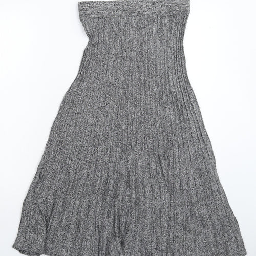 Marks and Spencer Womens Grey  Knit Maxi Skirt Size M
