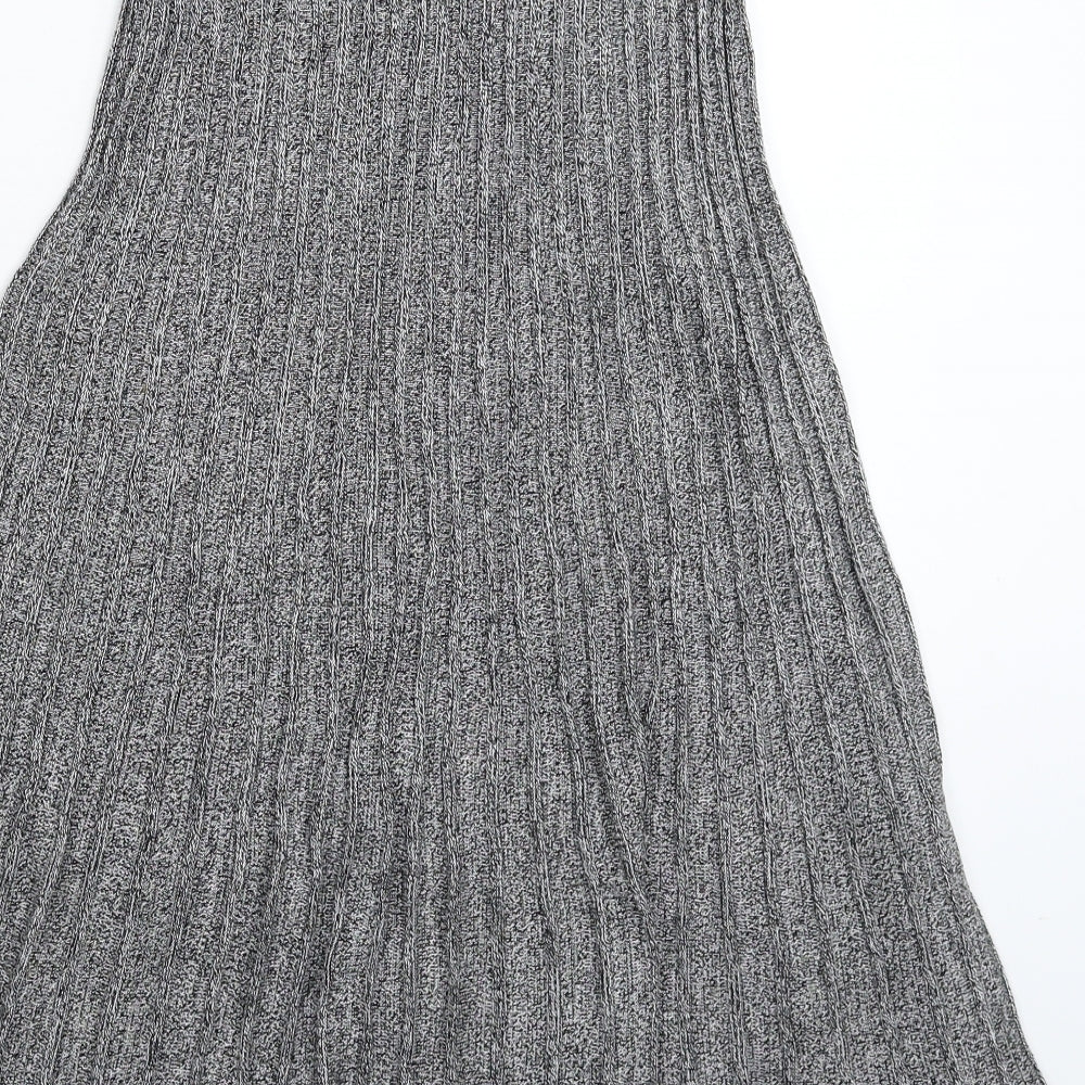 Marks and Spencer Womens Grey  Knit Maxi Skirt Size M