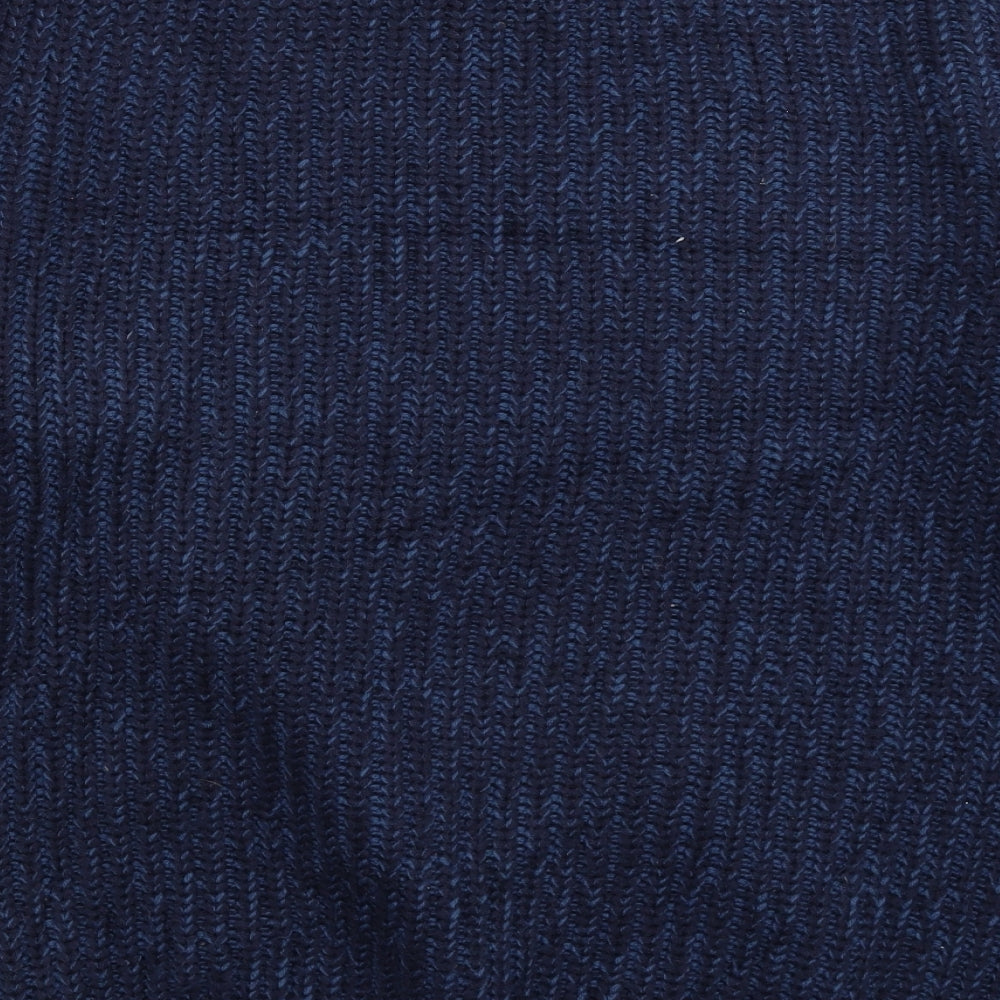 Brave Soul Mens Blue  Knit Pullover Jumper Size XL