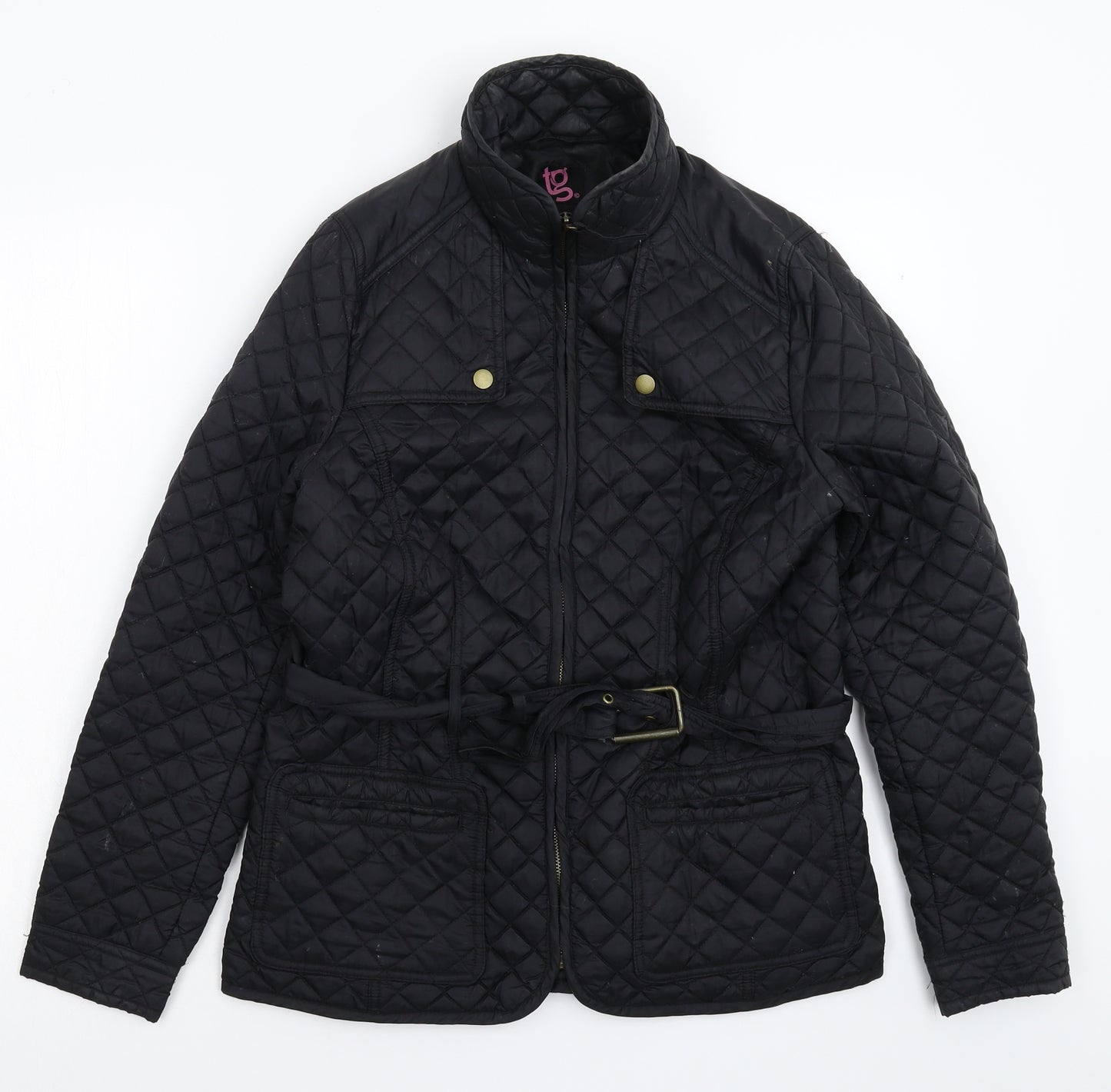 TG Womens Black   Jacket  Size 12