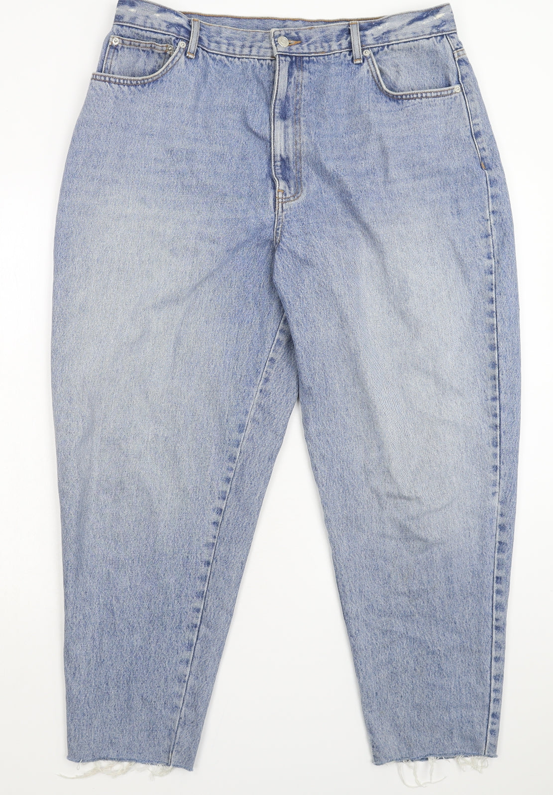 ASOS Mens Blue  Denim Cropped Jeans Size 36 L28 in