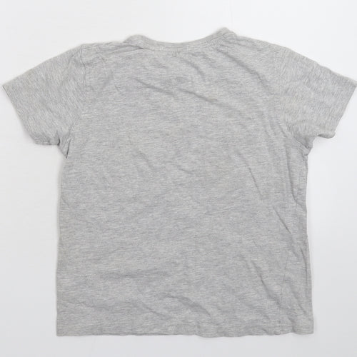 George Boys Grey   Basic T-Shirt Size 9-10 Years