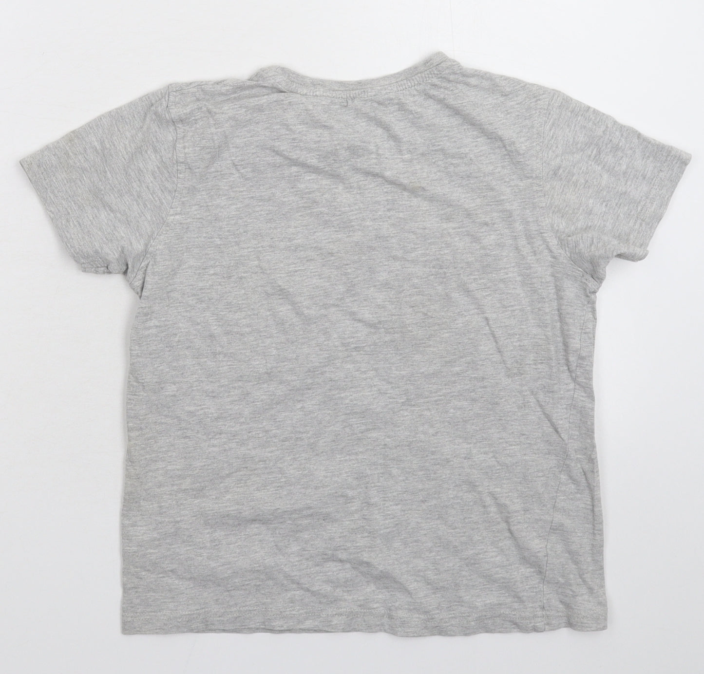 George Boys Grey   Basic T-Shirt Size 9-10 Years