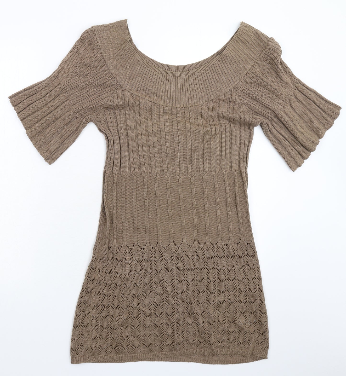 George Womens Grey  Knit Jumper Dress  Size 10