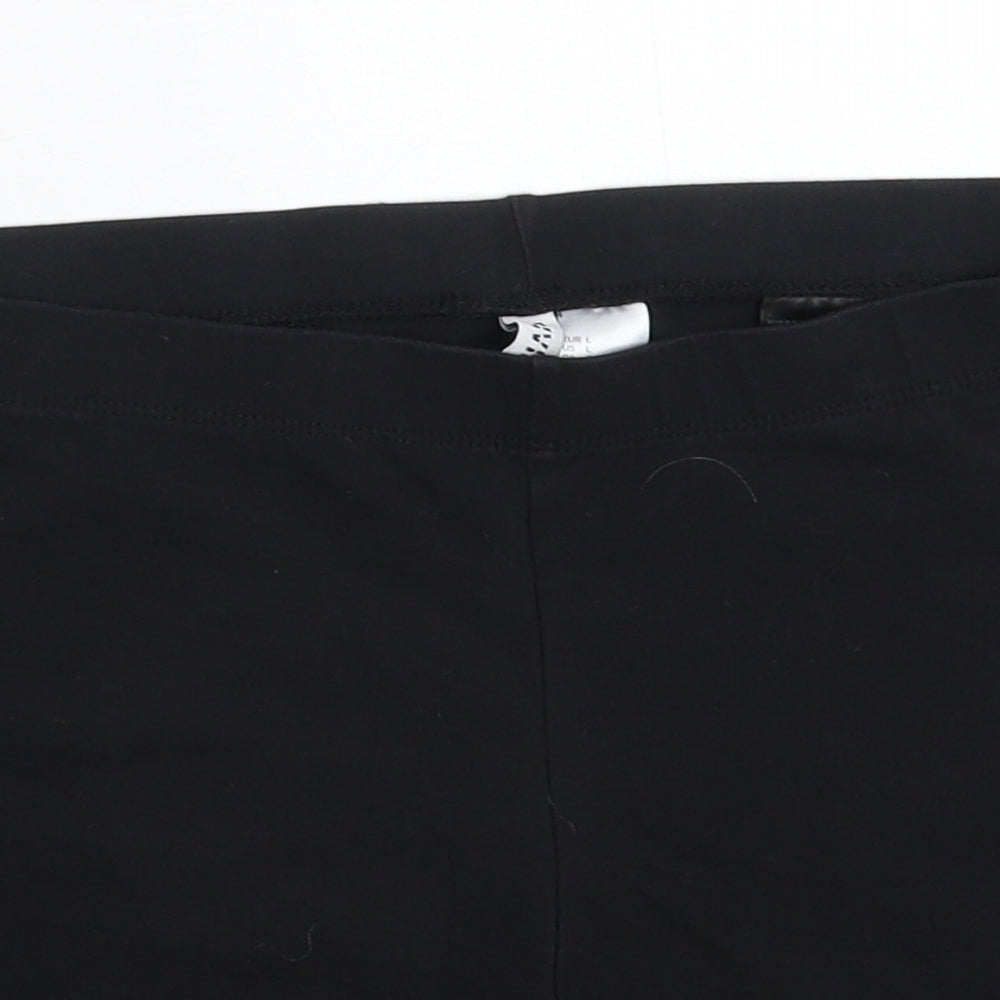 Divided Womens Black   Sweat Shorts Size L