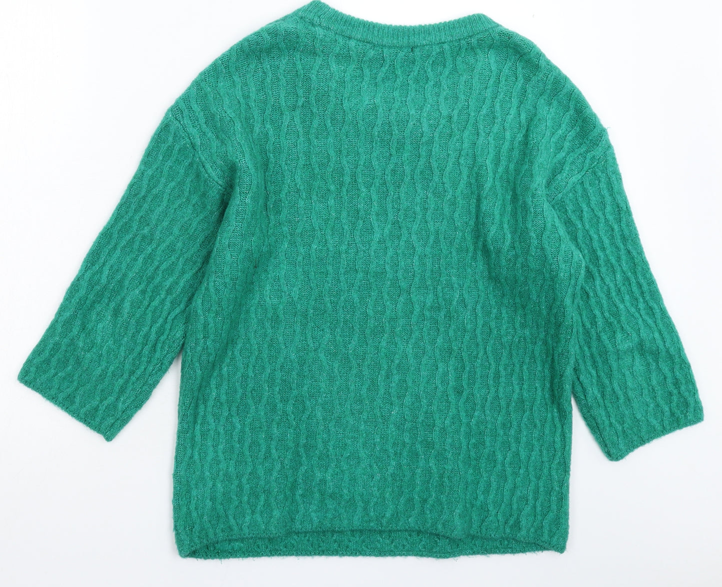 George Womens Green  Knit Pullover Jumper Size 8