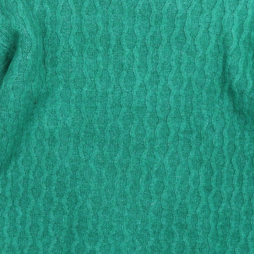 George Womens Green  Knit Pullover Jumper Size 8