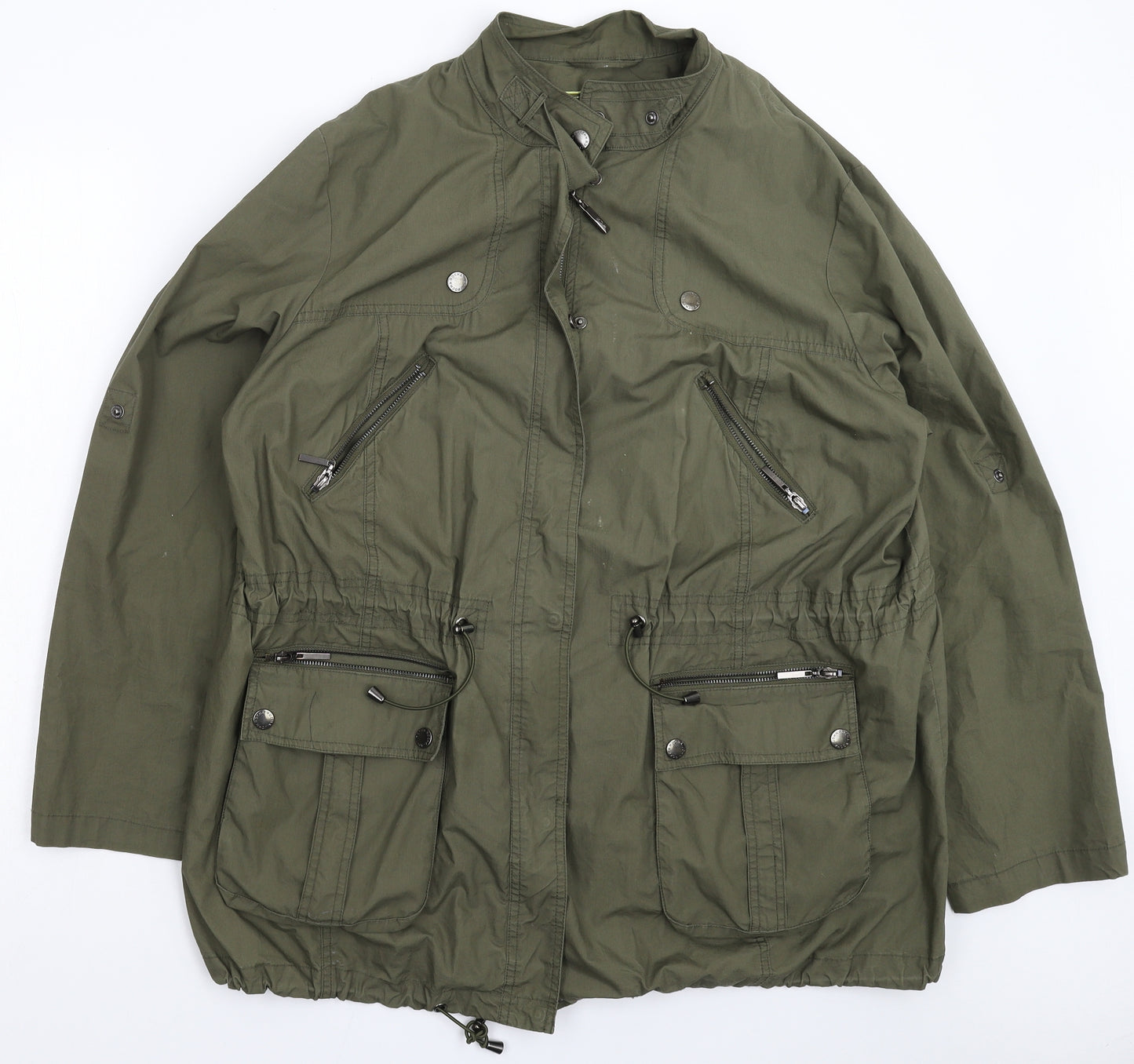 RJR.John Rocha Womens Green   Jacket Coat Size 20
