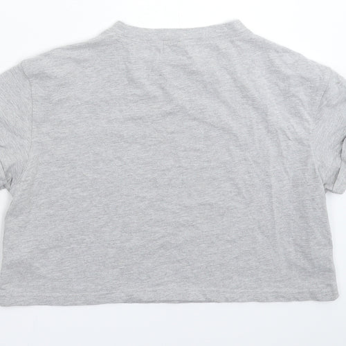 Missguided Womens Grey   Basic T-Shirt Size 12
