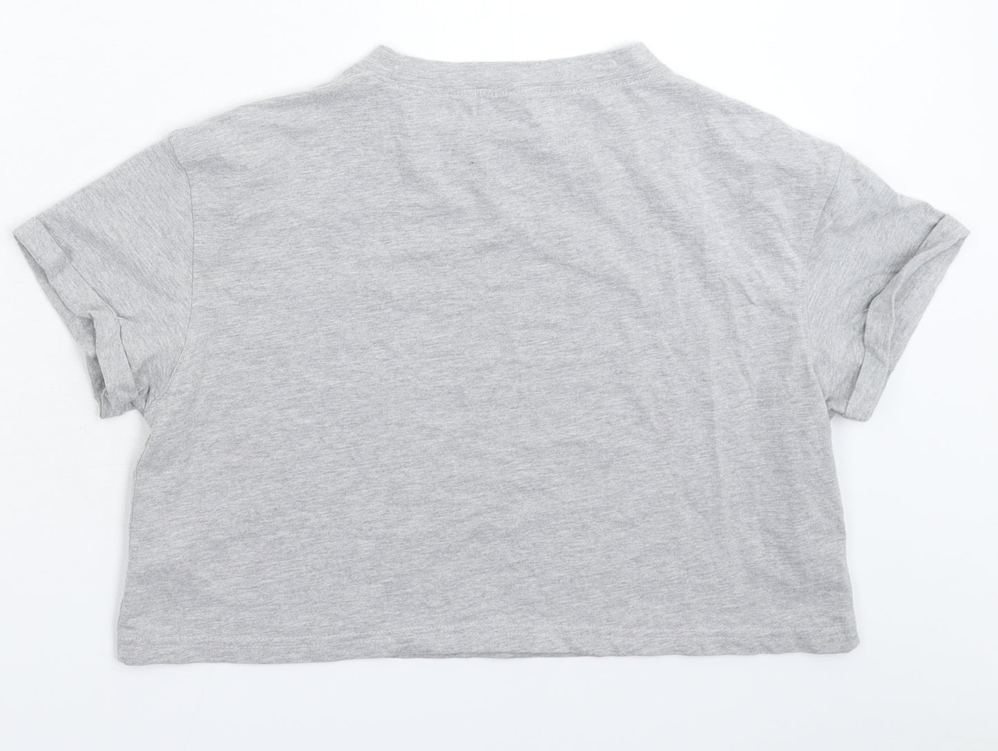 Missguided Womens Grey   Basic T-Shirt Size 12