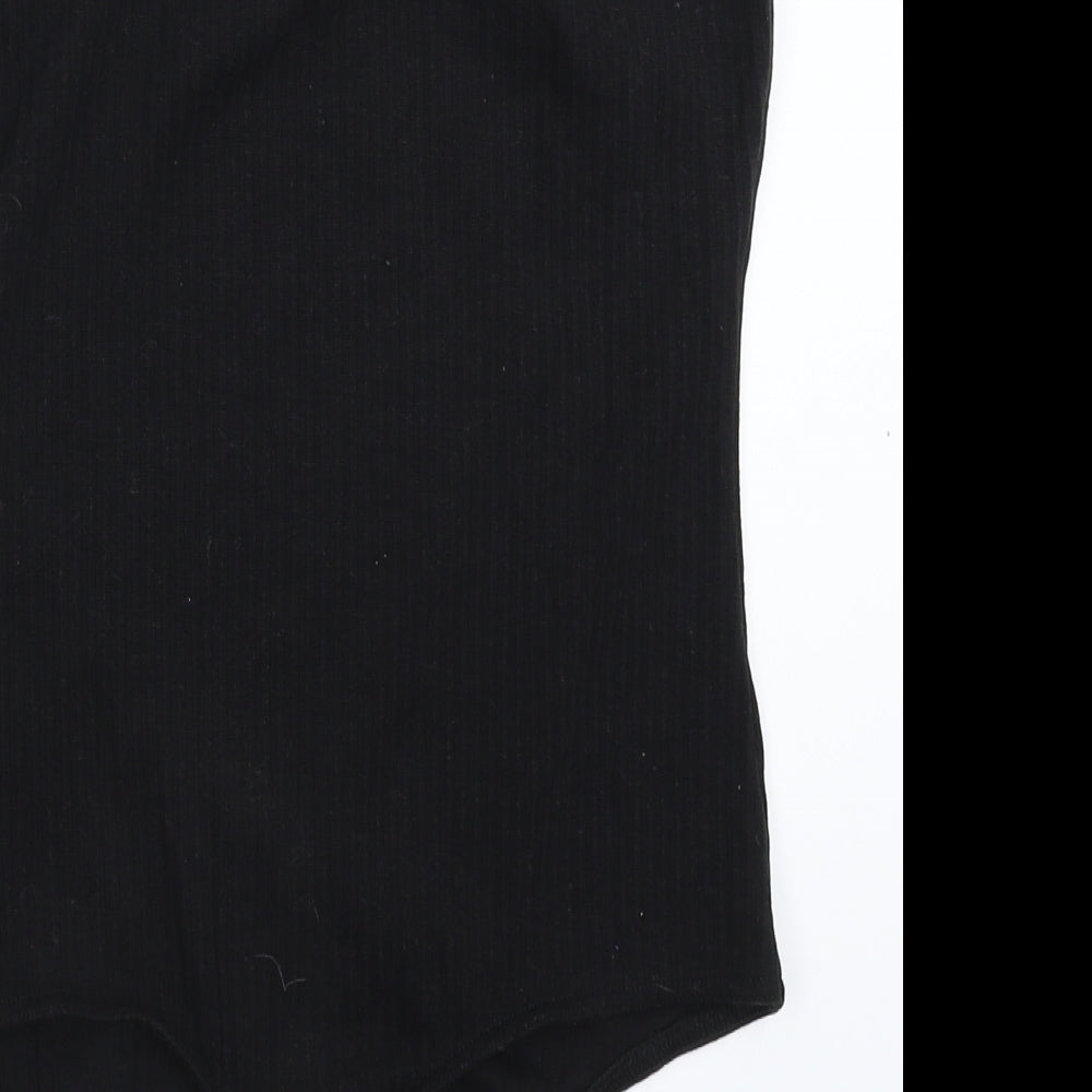 Missguided Womens Black   Bodysuit One-Piece Size 12