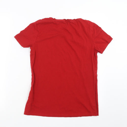 Terranova Womens Red   Basic T-Shirt Size L  - Girls