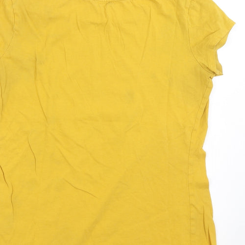 Terranova Womens Yellow   Basic T-Shirt Size XL  - Selfie