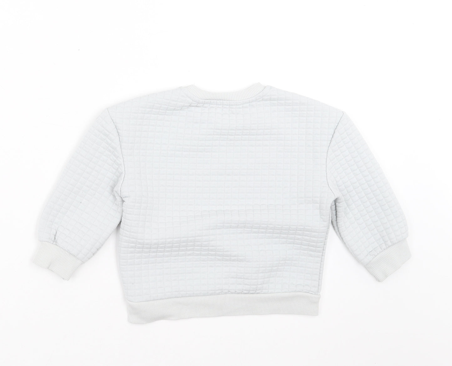 Matalan Boys Grey Check  Pullover Sweatshirt Size 2-3 Years