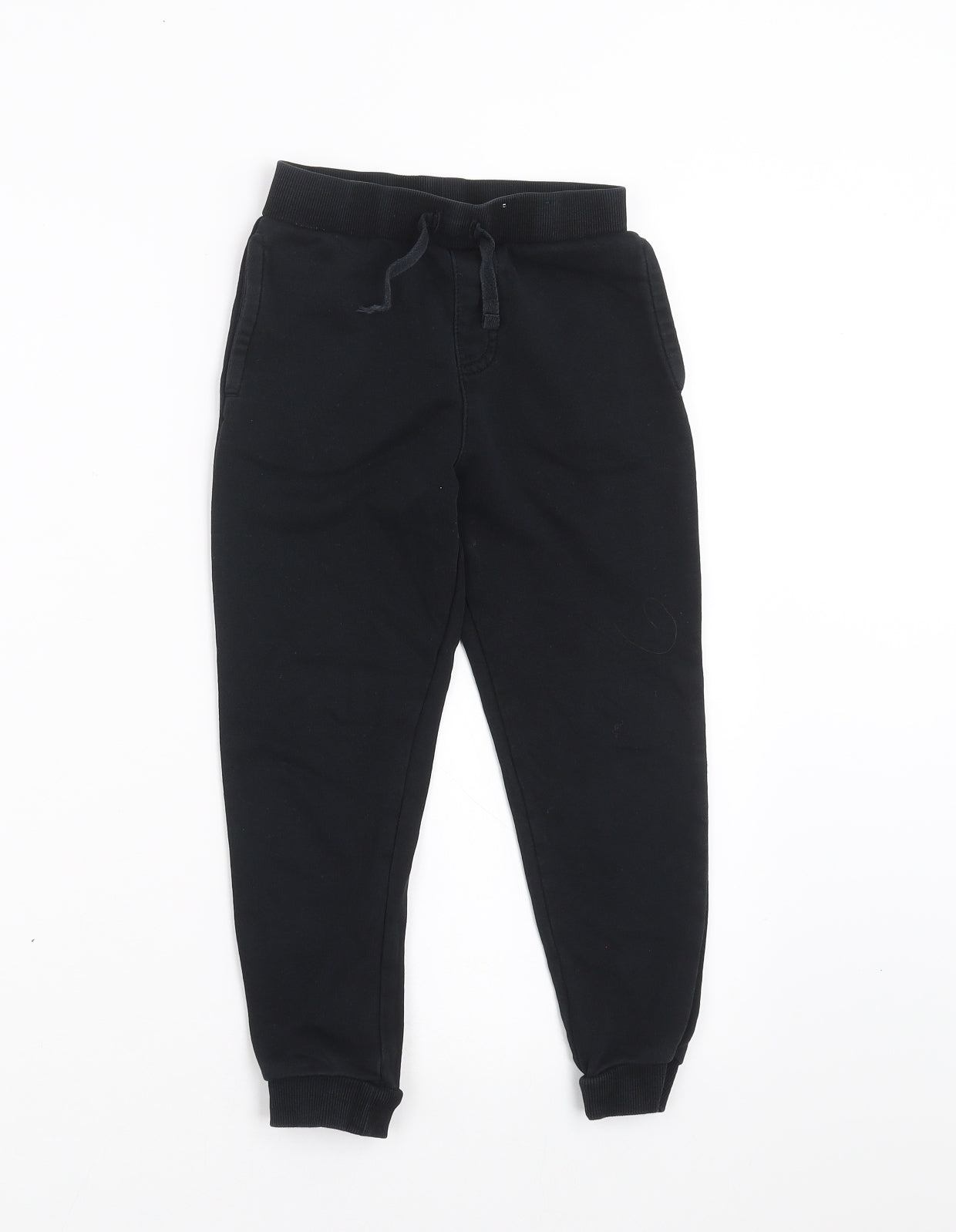 George Boys Black   Jogger Trousers Size 5-6 Years