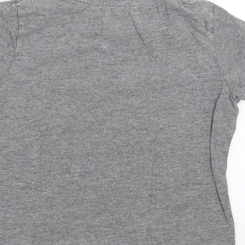 Lupilu Girls Grey   Basic T-Shirt Size 5-6 Years  - cactus
