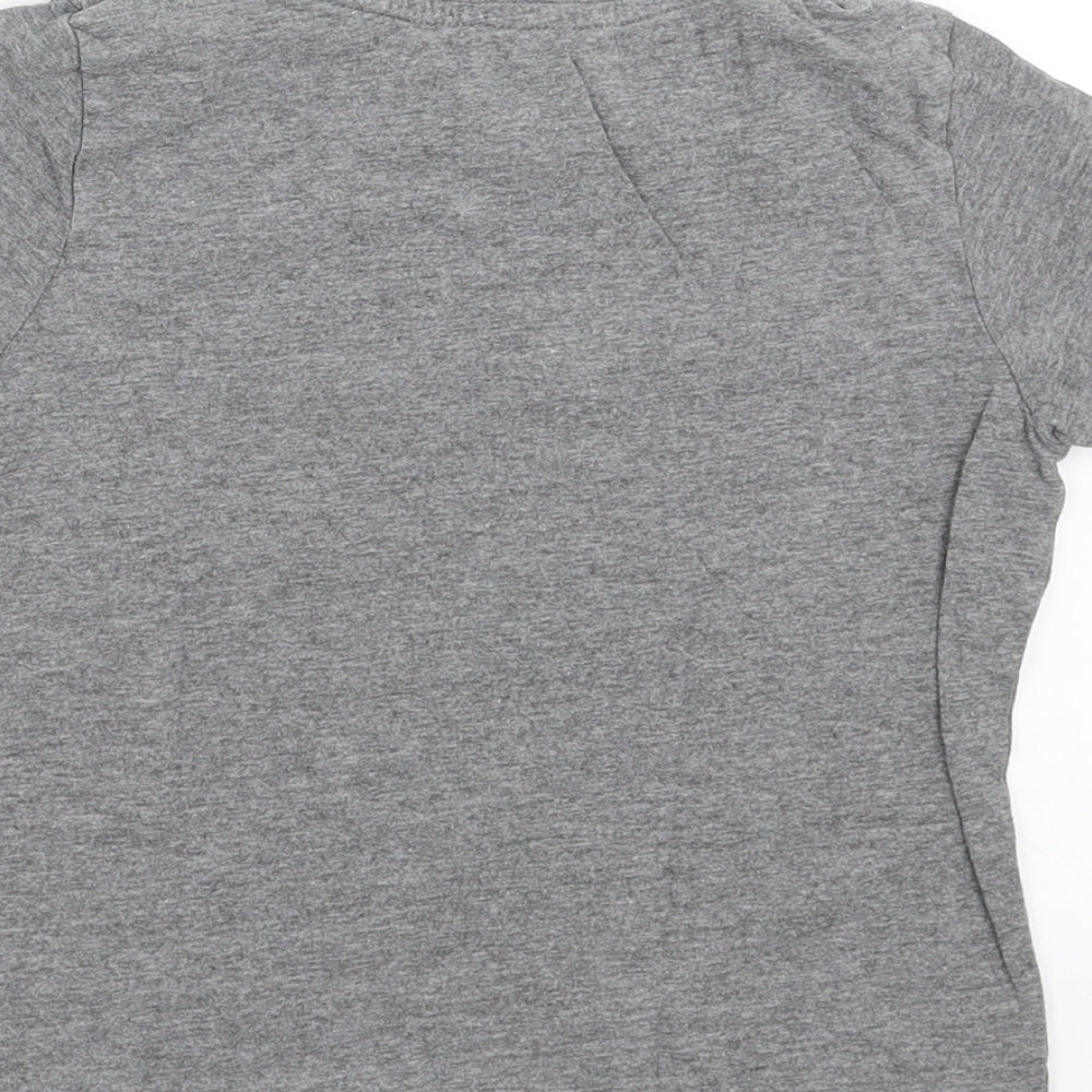 Lupilu Girls Grey   Basic T-Shirt Size 5-6 Years  - cactus