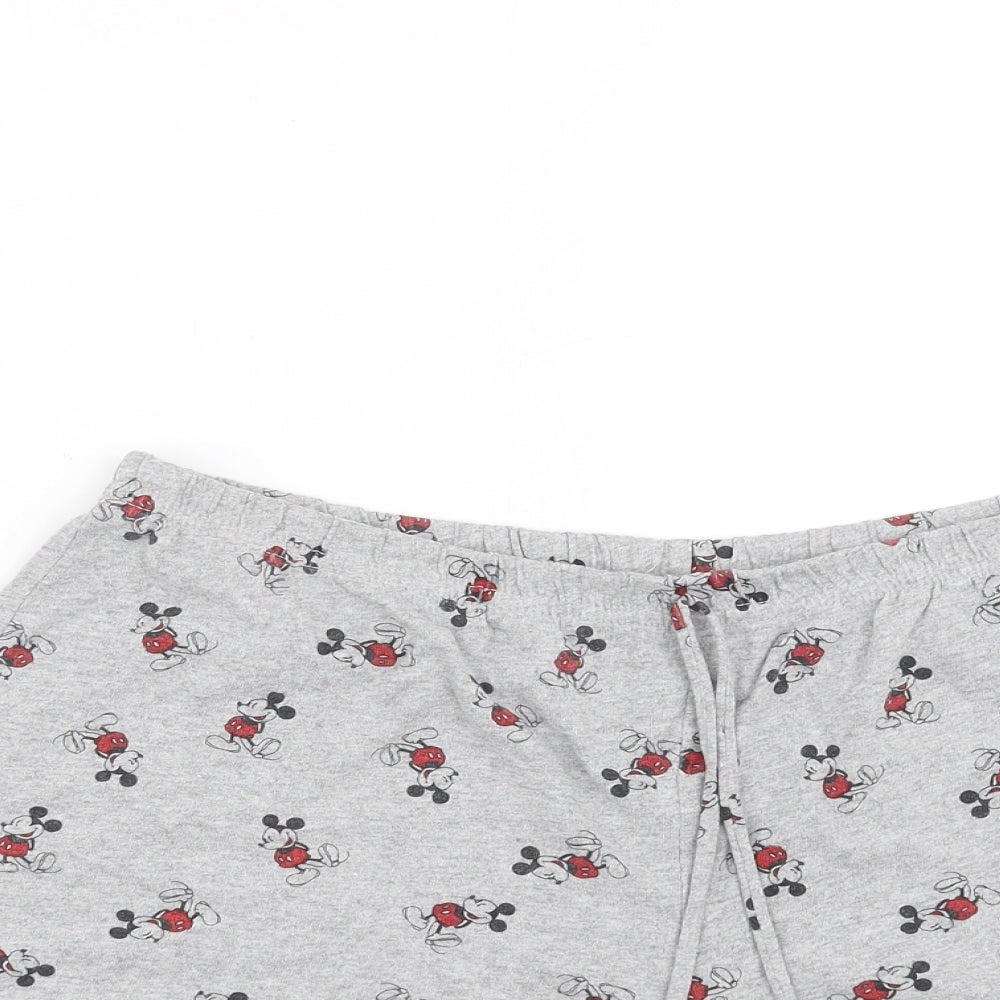 Disney Womens Grey    Sleep Shorts Size XL  - Mickey mouse