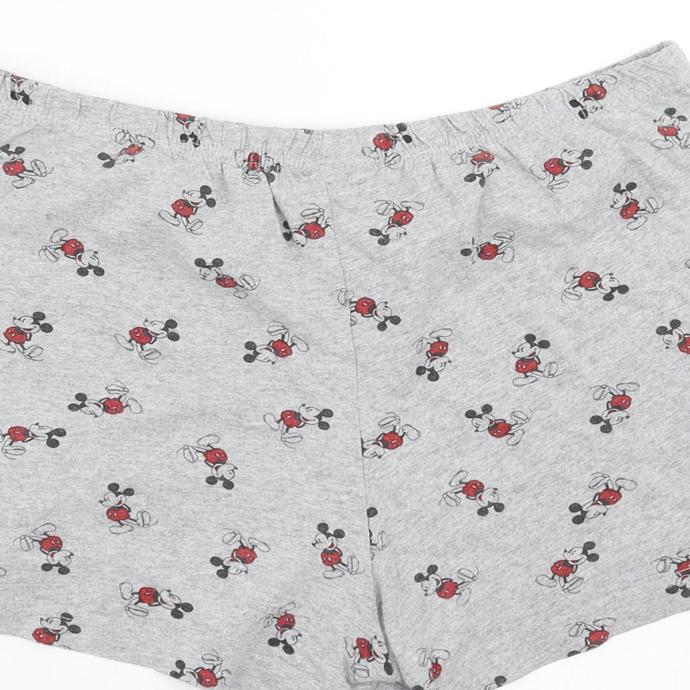 Disney Womens Grey    Sleep Shorts Size XL  - Mickey mouse