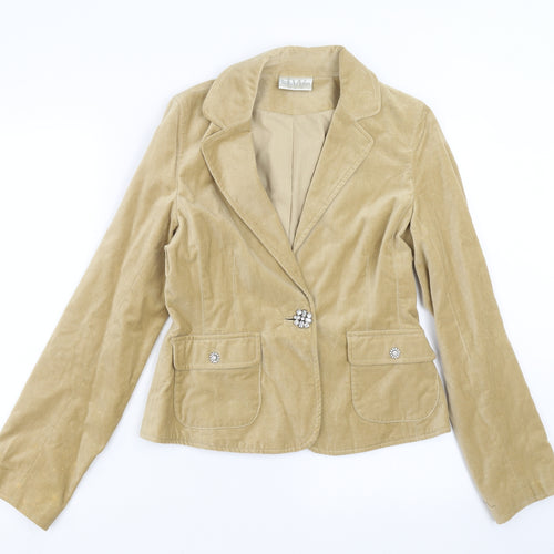 Todays Woman Womens Beige   Jacket Blazer Size 10