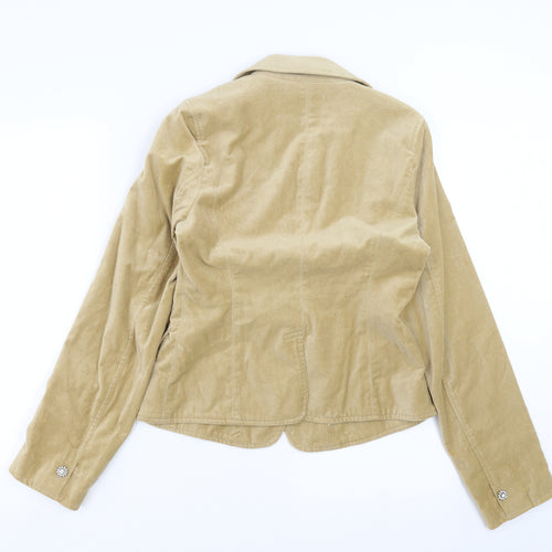 Todays Woman Womens Beige   Jacket Blazer Size 10