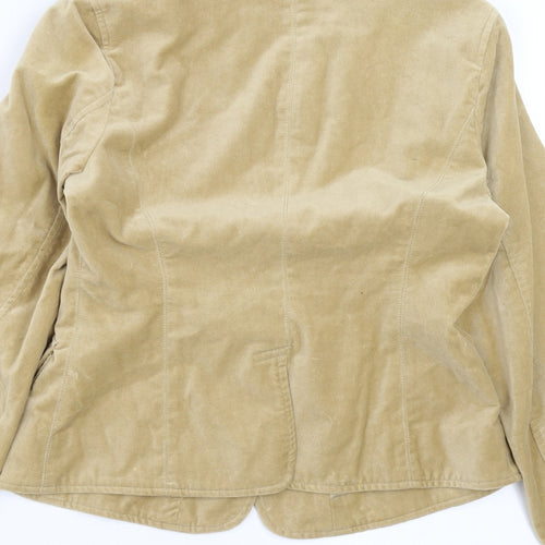 Todays Woman Womens Beige   Jacket Blazer Size 10
