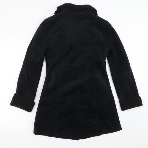 New Look Womens Black   Jacket  Size 10  - fleece lined