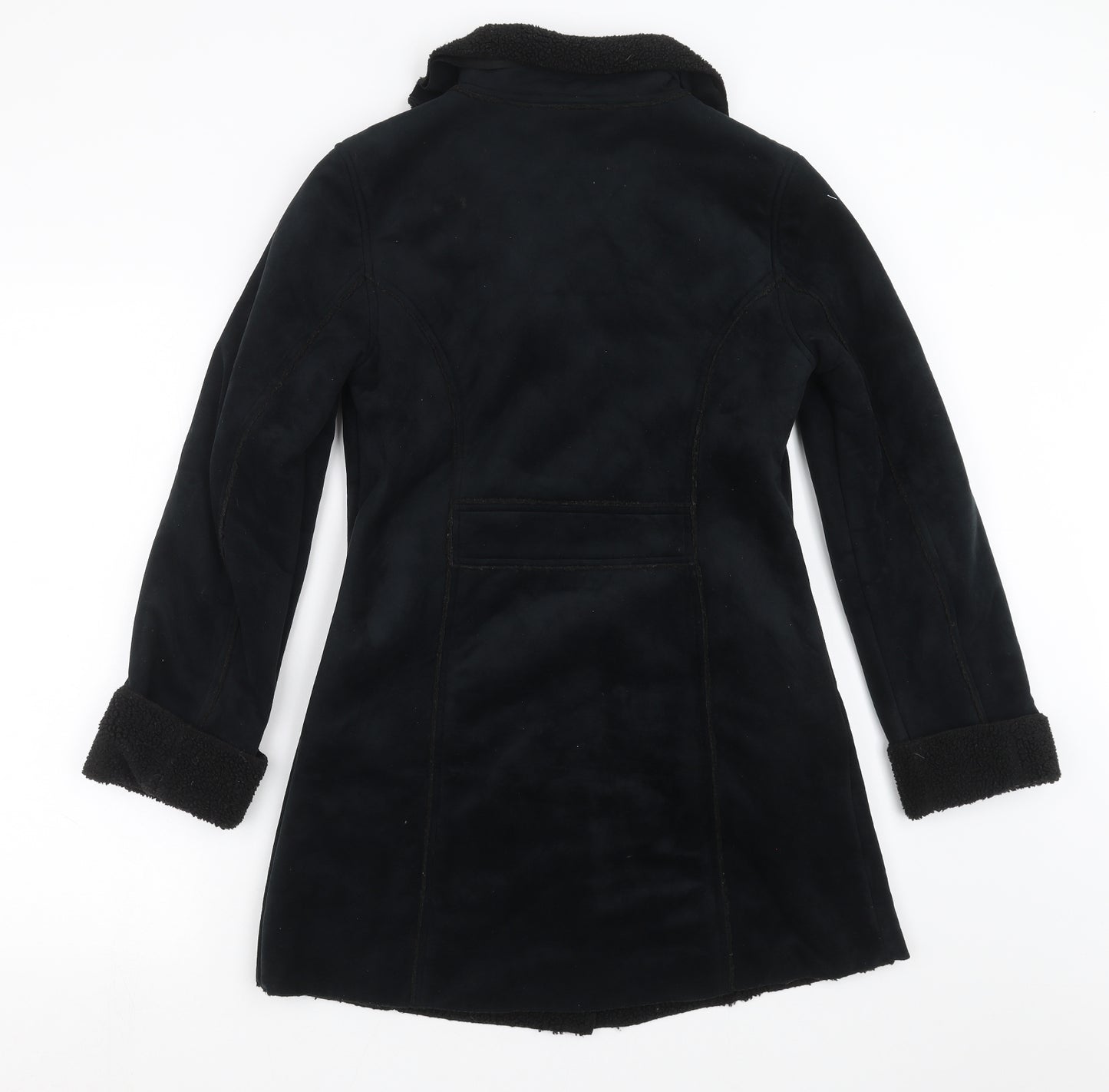 New Look Womens Black   Jacket  Size 10  - fleece lined