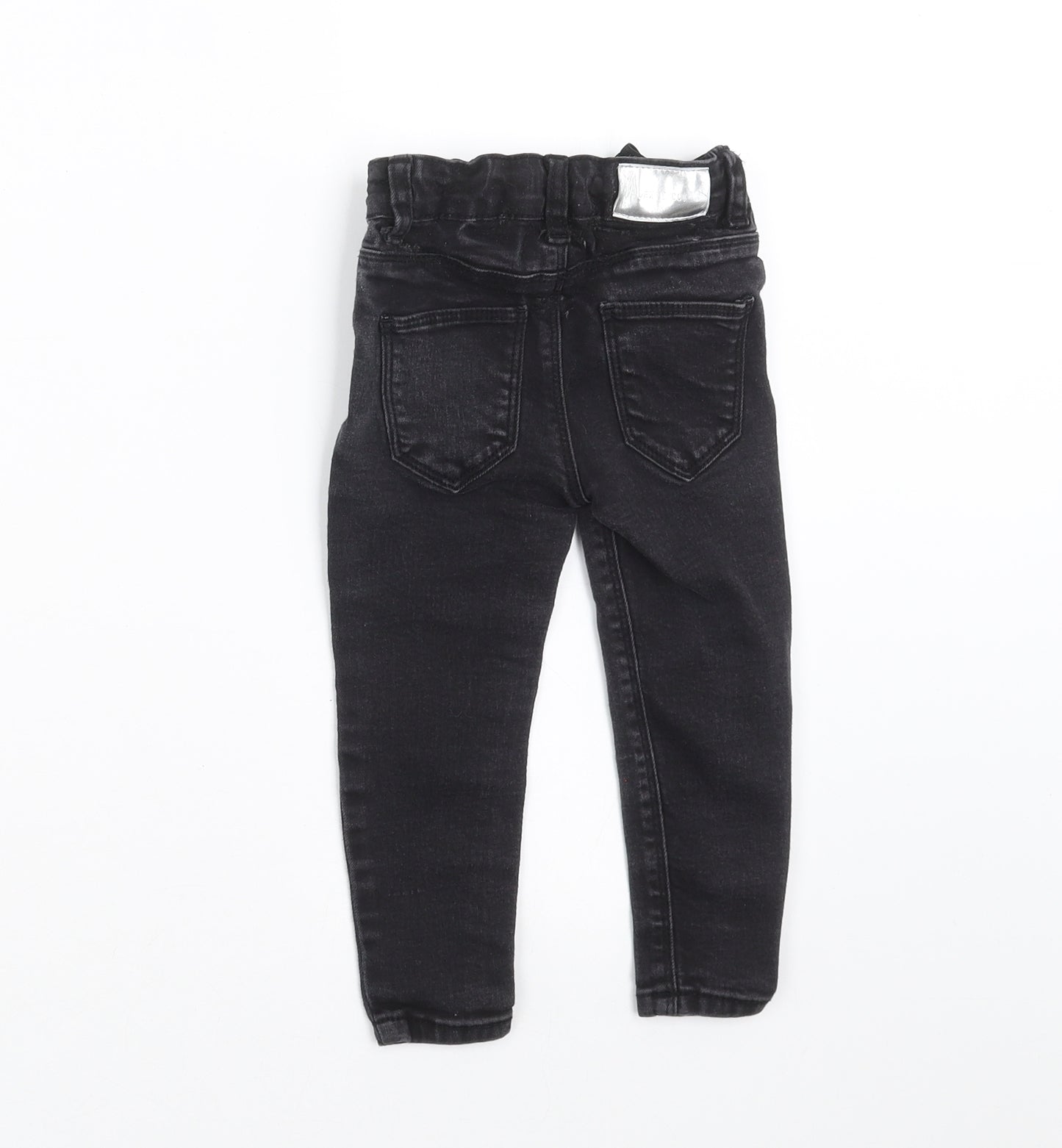 Primark Girls Grey  Denim Skinny Jeans Size 2-3 Years